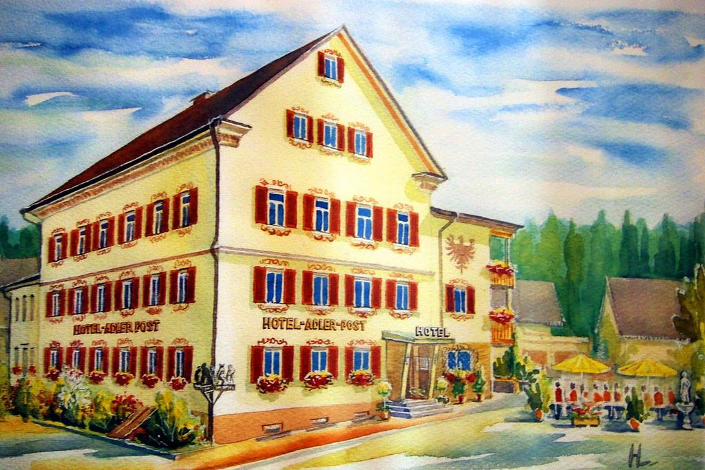 Hotel Adler Post Lenzkirch Exterior foto